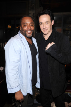 Lee Daniels and John Cusack attend "The Raven" New York Red Carpet Screening After Party