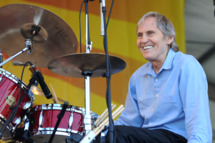 Singer/Songwriter Levon Helm (Levon Helm Band) performs at the 2010 New Orleans Jazz & Heritage Festival