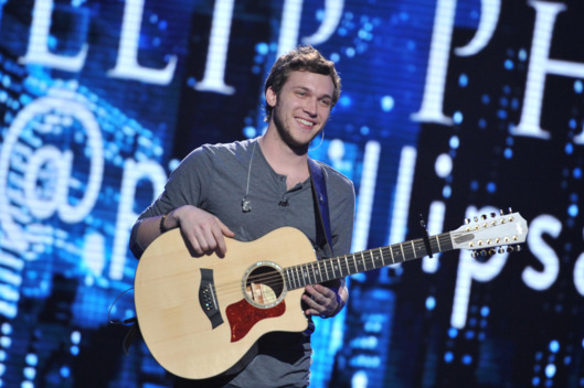 AMERICAN IDOL: Phillip Phillips performs on AMERICAN IDOL airing Wednesday, April 18 (8:00-10:00 PM ET/PT) on FOX.
