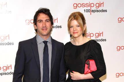 Executive producers Josh Schwartz (L) and Stephanie Savage