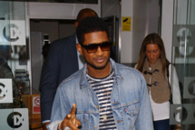 Usher seen at BBC Radio One on March 22, 2012 in London, England.