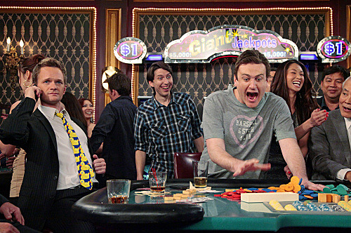 "Good Crazy" -- Barney (Neil Patrick Harris) takes Marshall (Jason Segel) on a roadtrip to unwind before his baby is born, on HOW I MET YOUR MOTHER, Monday, April 30 .