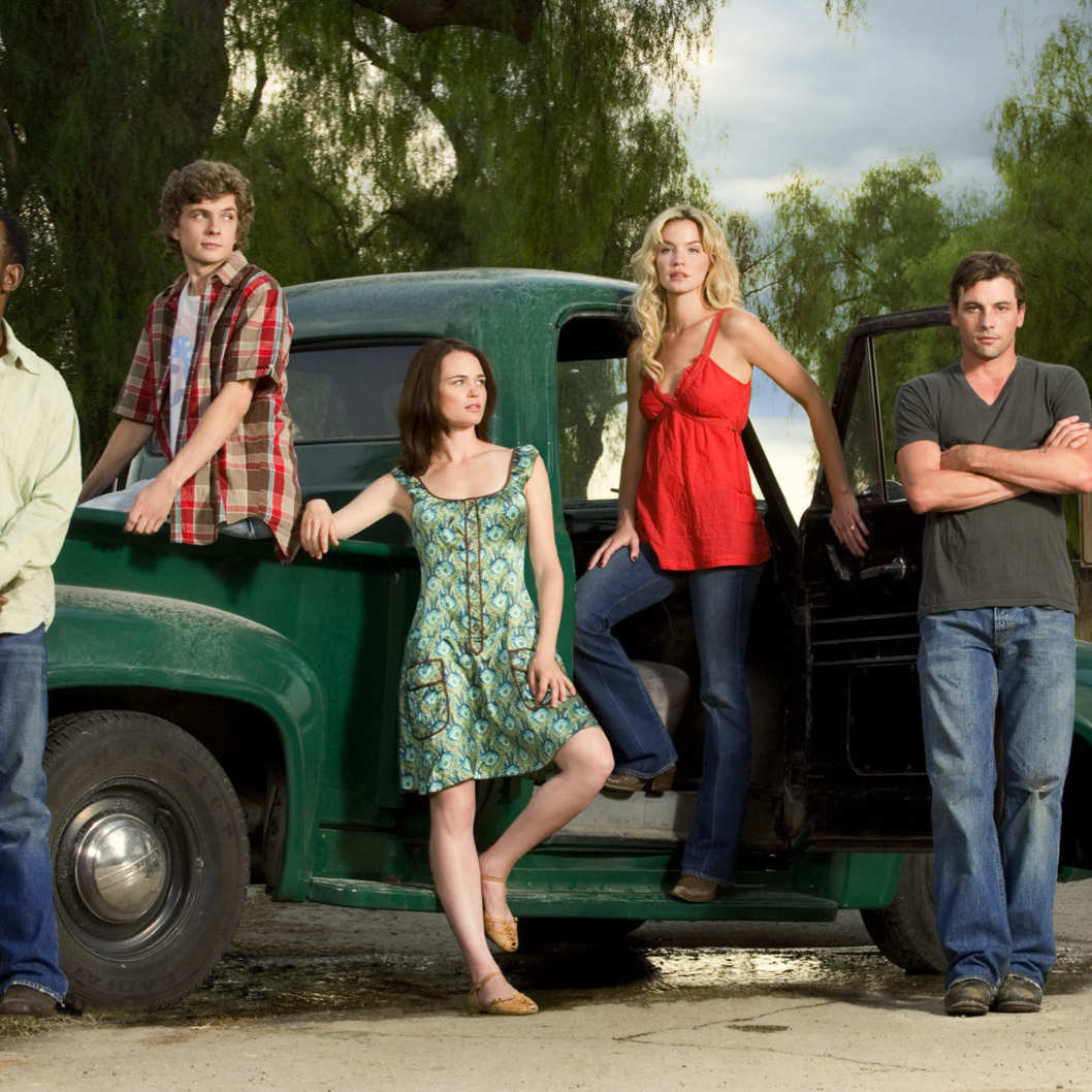 "Jericho," from left, Lennie James, Erik Knudsen, Sprague Grayden, Ashley Scott and Skeet Ulrich