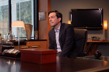 THE OFFICE -- "Turf War" Episode 823 -- Pictured: Ed Helms as Andy Bernard.