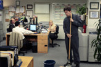 THE OFFICE -- "Free Family Portrait Studio" Episode 824 -- Pictured: (l-r) Brian Baumgartner as Kevin Malone, Oscar Nunez as Oscar Martinez, Angela Kinsey as Angela Martin, Ed Helms as Andy Bernard. THE OFFICE -- "Free Family Portrait Studio" Episode 824 -- Pictured: (l-r) Brian Baumgartner as Kevin Malone, Oscar Nunez as Oscar Martinez, Angela Kinsey as Angela Martin, Ed Helms as Andy Bernard.