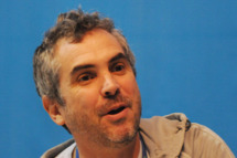 Mexican director Alfonso Cuaron adresses the audience during a meeting with young people in the sidelines of the XVIII Ibero American Summit in San Salvador on October 30, 2008. Leaders from Spain, Portugal and Latin America seek to present a joint statement at a meeting of the Group of Twenty (G20) leaders on the global financial crisis in Washington on November 15. AFP PHOTO MIGUEL ALVAREZ (Photo credit should read MIGUEL ALVAREZ/AFP/Getty Images)