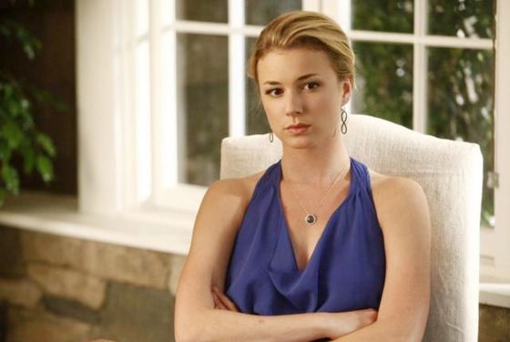 REVENGE - "Doubt" - Daniel's imprisonment sends Victoria to depths that no one thought possible, as the surprise return of a past love (James Purefoy as Dominik Wright) provides a destructive but welcome distraction from her family's struggles. Meanwhile, Jack's search for Amanda grows more desperate as he comes under suspicion for murder, on "Revenge," WEDNESDAY, APRIL 18 (10:00-11:00 p.m., ET), on the ABC Television Network. (ABC/VIVIAN ZINK)
EMILY VANCAMP REVENGE - "Doubt" - Daniel's imprisonment sends Victoria to depths that no one thought possible, as the surprise return of a past love (James Purefoy as Dominik Wright) provides a destructive but welcome distraction from her family's struggles. Meanwhile, Jack's search for Amanda grows more desperate as he comes under suspicion for murder, on "Revenge," WEDNESDAY, APRIL 18 (10:00-11:00 p.m., ET), on the ABC Television Network. (ABC/VIVIAN ZINK)
EMILY VANCAMP