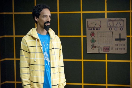 COMMUNITY -- "Introduction to Finality" Episode 321 -- Pictured: Danny Pudi as Abed -- (Photo by: Lewis Jacobs/NBC) COMMUNITY -- "Introduction to Finality" Episode 321 -- Pictured: Danny Pudi as Abed -- (Photo by: Lewis Jacobs/NBC)