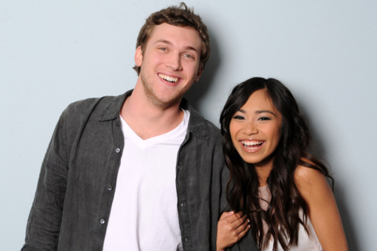 AMERICAN IDOL: The final 2: L-R: Phillip Phillips and Jessica Sanchez.