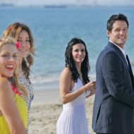 COUGAR TOWN - "Cougar Town" wraps up the season with two back-to-back episodes for the Season Finale, TUESDAY, MAY 29 (8:00-9:00 p.m., ET) on ABC. In "Your World," Part 2, fed up with the lack of privacy, Grayson convinces Jules to elope to Napa . . . but then the cul de sac crew happily tags along. In this episode, David Arquette guest stars as a hotel concierge who'll go to great (and possibly illegal) lengths to help the wine wedding go off without a hitch. (ABC/ERIC MCCANDLESS)
BUSY PHILIPPS, CHRISTA MILLER, COURTENEY COX, JOSH HOPKINS COUGAR TOWN - "Cougar Town" wraps up the season with two back-to-back episodes for the Season Finale, TUESDAY, MAY 29 (8:00-9:00 p.m., ET) on ABC. In "Your World," Part 2, fed up with the lack of privacy, Grayson convinces Jules to elope to Napa . . . but then the cul de sac crew happily tags along. In this episode, David Arquette guest stars as a hotel concierge who'll go to great (and possibly illegal) lengths to help the wine wedding go off without a hitch. (ABC/ERIC MCCANDLESS)
BUSY PHILIPPS, CHRISTA MILLER, COURTENEY COX, JOSH HOPKINS