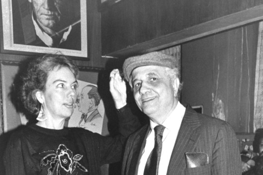 Two of New York's foremost film critics (husband and wife), Molly Haskell and Andrew Sarris.