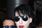 LOS ANGELES, CA - APRIL 11: Muscian Marilyn Manson arrives at the 2012 Revolver Golden Gods Award Show at Club Nokia on April 11, 2012 in Los Angeles, California. (Photo by Frazer Harrison/Getty Images) LOS ANGELES, CA - APRIL 11: Muscian Marilyn Manson arrives at the 2012 Revolver Golden Gods Award Show at Club Nokia on April 11, 2012 in Los Angeles, California. (Photo by Frazer Harrison/Getty Images)