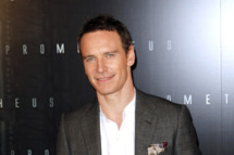 Irish-German actor Michael Fassbender poses during a photocall for the Premiere of "Prometheus" on April 11, 2012 in Paris.