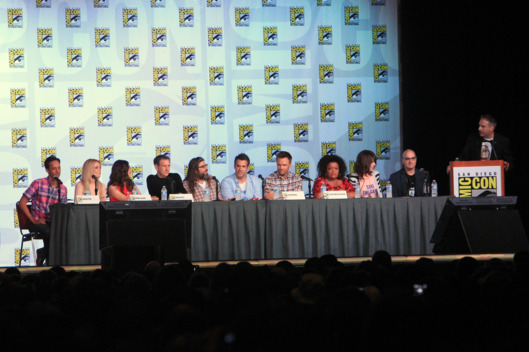 Cast of Community speak at "Community" School is Back in Session Panel during Comic-Con International 2012
