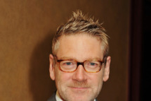 Actor Kenneth Branagh attends the Cinema Society with Linda Wells & Allure screening of DreamWorks Studios' "People Like Us" at Clearview Chelsea Cinemas on June 25, 2012 in New York City.