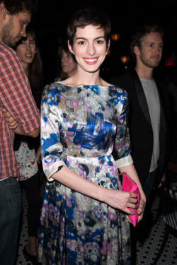 Anne Hathaway==
The Peggy Siegal Company Presents a Special NY Screening of Sony Pictures Classics' CELESTE AND JESSE FOREVER==
Landmark Sunshine Theater and Hotel Chantelle, NYC==
August 01, 2012==
©Patrick McMullan==
Photo - Andrew Toth/PatrickMcMullan.com==
== Anne Hathaway==
The Peggy Siegal Company Presents a Special NY Screening of Sony Pictures Classics' CELESTE AND JESSE FOREVER==
Landmark Sunshine Theater and Hotel Chantelle, NYC==
August 01, 2012==
©Patrick McMullan==
Photo - Andrew Toth/PatrickMcMullan.com==
==