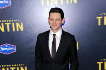 Actor Jamie Bell poses for a photo at the "The Adventures of TinTin" New York premiere at the Ziegfeld Theatre on December 11, 2011 in New York City.