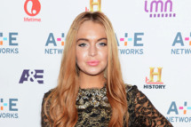 NEW YORK, NY - MAY 09: Lindsay Lohan attends A&E Networks 2012 Upfront at Lincoln Center on May 9, 2012 in New York City. (Photo by Jason Kempin/Getty Images for A&E Networks)
