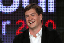 Showrunner for 'Cougar Town' and 'Scrubs' Bill Lawrence speaks onstage at the ABC comedy showrunners Q&A portion of the 2010 Winter TCA Tour day 4 at the Langham Hotel on January 12, 2010 in Pasadena, California.
