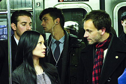 "Pilot"-- ELEMENTARY stars Jonny Lee Miller as detective Sherlock Holmes and Lucy Liu as Dr. Joan Watson in a modern-day drama about a crime solving duo that cracks the NYPD's most impossible cases. ELEMENTARY premieres Thursdays, September 27th,(10:00-11:00 PM ET/PT) on the CBS Television Network. "Pilot"-- ELEMENTARY stars Jonny Lee Miller as detective Sherlock Holmes and Lucy Liu as Dr. Joan Watson in a modern-day drama about a crime solving duo that cracks the NYPD's most impossible cases. ELEMENTARY premieres Thursdays, September 27th,(10:00-11:00 PM ET/PT) on the CBS Television Network.