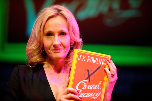 Author J.K. Rowling attends photocall ahead of her reading from 'The Casual Vacancy' at the Queen Elizabeth Hall on September 27, 2012 in London, England.