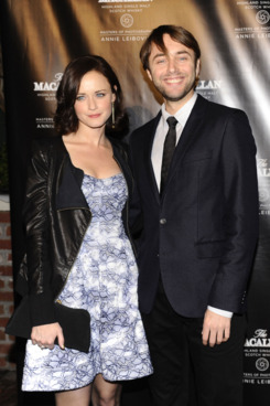 Alexis Bledel, Vincent Kartheiser==The Macallan Masters of Photography: Annie Leibovitz U.S. Launch==The Bowery Hotel, NYC==October 10, 2012==?Patrick McMullan==Photo - CLINT SPAULDING/PatrickMcMullan.com====