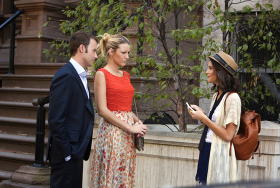 GOSSIP GIRL-- "High Infidelity"-- image GO602A_0582 Pictured (L-R): Barry Watson as Steven, Blake Lively as Serena Van Der Woodsen and Sofia Black-D’Elia as Sage GOSSIP GIRL-- "High Infidelity"-- image GO602A_0582 Pictured (L-R): Barry Watson as Steven, Blake Lively as Serena Van Der Woodsen and Sofia Black-D’Elia as Sage