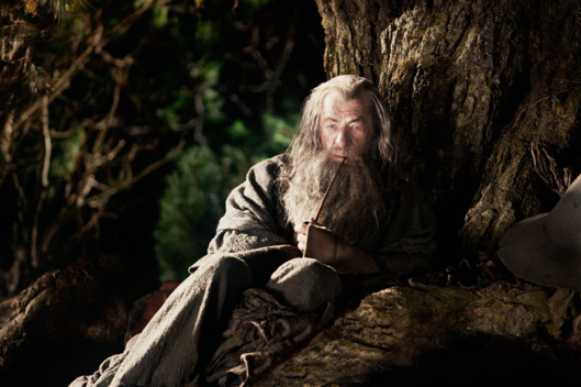 IAN McKELLEN as Gandalf in New Line Cinema’s and MGM's fantasy adventure “THE HOBBIT: AN UNEXPECTED JOURNEY,” a Warner Bros. Pictures release.
