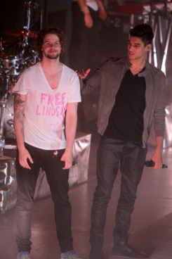 Siva Kaneswaran and Jay McGuiness from The Wanted opens for Justin Bieber's performance at Madison Square Garden in New York. Carly Rae Jepsen and The Wanted were the opening acts for pop star Justin Bieber's massive show.