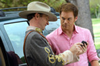 Brett Rickaby as Inspector Phil Bosso and Michael C. Hall as Dexter Morgan (Season 7, episode 10) Brett Rickaby as Inspector Phil Bosso and Michael C. Hall as Dexter Morgan (Season 7, episode 10)