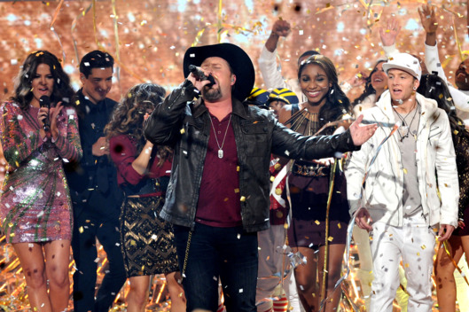 Winner Tate Stevens performs during FOX's "The X Factor" Season 2 Finale (8:00-9:00PM ET/PT) on FOX on December 20, 2012 in Hollywood, California.