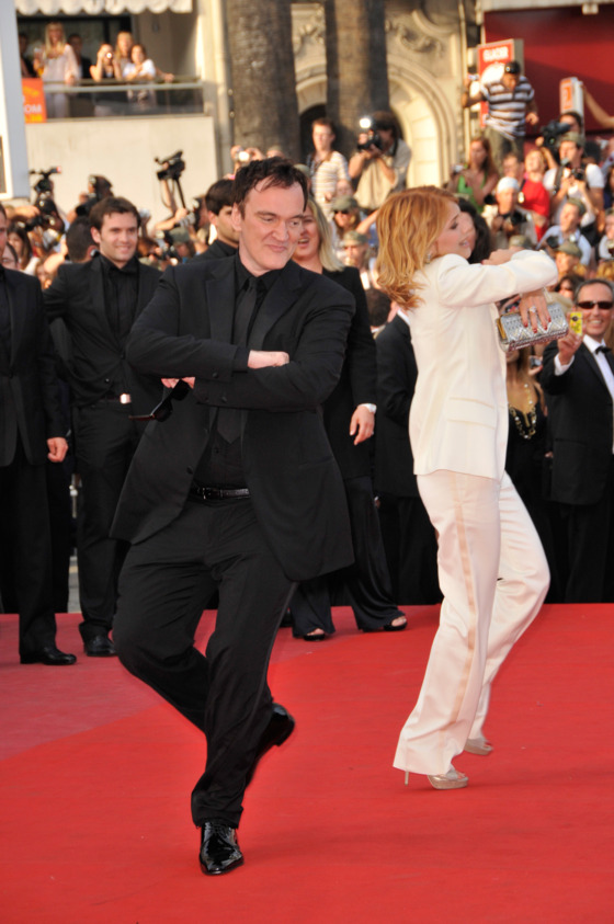 Quentin Tarantino and Melanie Laurent attend the premiere of "Inglourious Basterds", during 62nd Cannes Film Festival. Quentin Tarantino and Melanie Laurent attend the premiere of "Inglourious Basterds", during 62nd Cannes Film Festival.