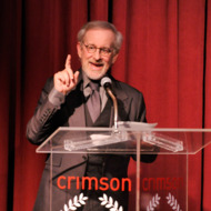Filmmaker Steven Spielberg speaks onstage at the 2012 New York Film Critics Circle Awards at Crimson on January 7, 2013 in New York City. Filmmaker Steven Spielberg speaks onstage at the 2012 New York Film Critics Circle Awards at Crimson on January 7, 2013 in New York City.