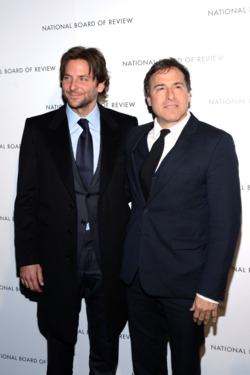 Actor Bradley Cooper and Director David O. Russell attend the 2013 National Board Of Review Awards at Cipriani 42nd Street on January 8, 2013 in New York City. Actor Bradley Cooper and Director David O. Russell attend the 2013 National Board Of Review Awards at Cipriani 42nd Street on January 8, 2013 in New York City.