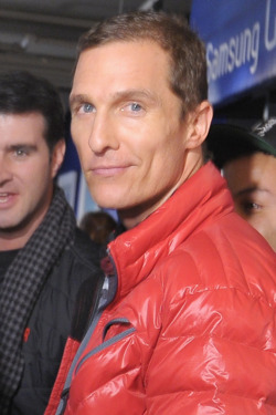 PARK CITY, UT - JANUARY 19: Matthew McConaughey attends Day 2 of Samsung Galaxy Lounge at Village At The Lift 2013 on January 19, 2013 in Park City, Utah. (Photo by Michael Loccisano/Getty Images for Samsung) PARK CITY, UT - JANUARY 19: Matthew McConaughey attends Day 2 of Samsung Galaxy Lounge at Village At The Lift 2013 on January 19, 2013 in Park City, Utah. (Photo by Michael Loccisano/Getty Images for Samsung)
