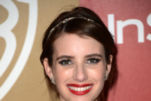 Actress Emma Roberts attends the 14th Annual Warner Bros. And InStyle Golden Globe Awards After Party held at the Oasis Courtyard at the Beverly Hilton Hotel on January 13, 2013 in Beverly Hills, California.