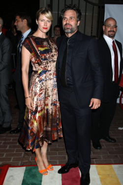 Sunrise Coigney and actor Mark Ruffalo at the premiere of 'Thanks For Sharing' at the 2012 Toronto International Film Festival. Sunrise Coigney and actor Mark Ruffalo at the premiere of 'Thanks For Sharing' at the 2012 Toronto International Film Festival.