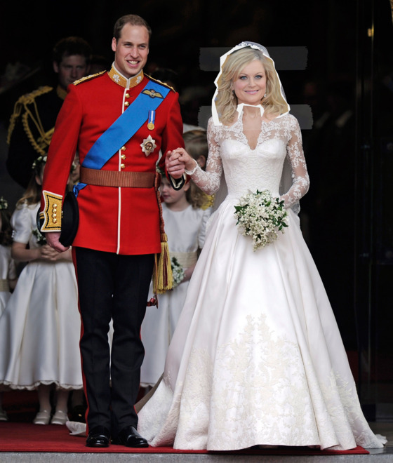 29 Apr 2011, London, England, UK --- FILE - This is a Friday, April, 29, 2011 file photo of Britain's Prince William and his wife Kate, Duchess of Cambridge stand outside of Westminster Abbey after their Royal Wedding in London . Royal Collection officials announced Monday June 6, 2011 that the Duchess of Cambridge's memorable wedding gown will be on display at Buckingham Palace from July 23 until Oct. 3. The dress was designed by Sarah Burton of the Alexander McQueen fashion house (AP Photo/Martin Meissner, File) --- Image by © Martin Meissner/AP/Corbis 29 Apr 2011, London, England, UK --- FILE - This is a Friday, April, 29, 2011 file photo of Britain's Prince William and his wife Kate, Duchess of Cambridge stand outside of Westminster Abbey after their Royal Wedding in London . Royal Collection officials announced Monday June 6, 2011 that the Duchess of Cambridge's memorable wedding gown will be on display at Buckingham Palace from July 23 until Oct. 3. The dress was designed by Sarah Burton of the Alexander McQueen fashion house (AP Photo/Martin Meissner, File) --- Image by © Martin Meissner/AP/Corbis
