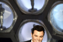 Host Seth MacFarlane speaks onstage during the Oscars held at the Dolby Theatre on February 24, 2013 in Hollywood, California.