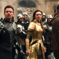 (L-r) IAN McSHANE as King Brahmwell, EWAN McGREGOR as Elmont, ELEANOR TOMLINSON as Isabelle and NICHOLAS HOULT as Jack in New Line Cinema&rsquo;s and Legendary Pictures&rsquo; action adventure &ldquo;JACK THE GIANT SLAYER,&rdquo; a Warner Bros. Pictures release.