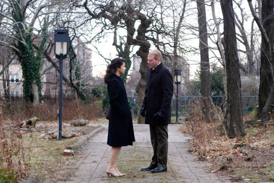 THE AMERICANS -- COMINT -- Episode 5 (Airs Wednesday, February 27, 10:00 pm e/p) -- Pictured: (L-R) Annet Mahendru as Nina, Noah Emmerich as FBI Agent Stan Beeman THE AMERICANS -- COMINT -- Episode 5 (Airs Wednesday, February 27, 10:00 pm e/p) -- Pictured: (L-R) Annet Mahendru as Nina, Noah Emmerich as FBI Agent Stan Beeman