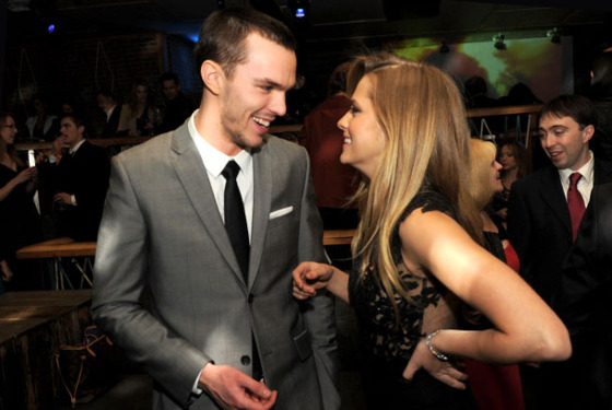 LOS ANGELES, CA - JANUARY 29: Actors Nicholas Hoult (L) and Teresa Palmer pose at the after party for the premiere of Summit Entertainment's "Warm Bodies" at The Colony on January 29, 2013 in Los Angeles, California. (Photo by Kevin Winter/Getty Images) LOS ANGELES, CA - JANUARY 29: Actors Nicholas Hoult (L) and Teresa Palmer pose at the after party for the premiere of Summit Entertainment's "Warm Bodies" at The Colony on January 29, 2013 in Los Angeles, California. (Photo by Kevin Winter/Getty Images)