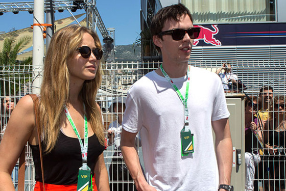 MONTE-CARLO, MONACO - MAY 26: Jennifer Lawrence and Nicolas Hoult visit the Formula One paddock on May 26, 2012 in Monte-Carlo, Monaco. (Photo by Didier Baverel/WireImage) MONTE-CARLO, MONACO - MAY 26: Jennifer Lawrence and Nicolas Hoult visit the Formula One paddock on May 26, 2012 in Monte-Carlo, Monaco. (Photo by Didier Baverel/WireImage)
