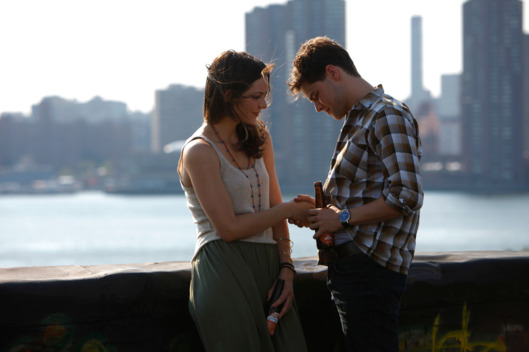 SMASH -- "The Read Through" Episode 205 -- Pictured: (l-r) Katharine McPhee as Karen Cartwright, Jeremy Jordan as Jimmy Collins