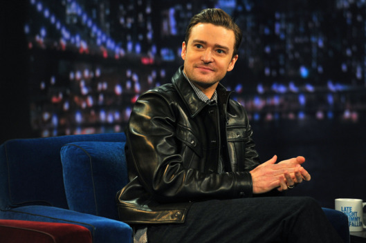 Justin Timberlake visits "Late Night With Jimmy Fallon" at Rockefeller Center on March 11, 2013 in New York City.