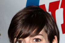 Anne Hathaway attending the Opening Night Performance of 'Ann' (Ann Richards) starring Holland Taylor at the Vivian Beaumont Theatre in New York City on 3/7/2013