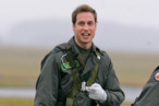 Britain's Prince William gestures as he walks across the airfield at RAF Cranwell, Lincolnshire, England, Thursday, Jan. 17, 2008. The prince, an army officer with the Household Cavalry's Blues and Royals, is two weeks into a four-month attachment with the RAF to help William, get to grips with the service's ethos, traditions and military role. The prince's father, Prince Charles, completed his flying training course at RAF Cranwell from March to August in 1971 and graduated that year as a Flight Lieutenant. While training with 1 Squadron of 1 Elementary Flying Training School, he will fly a propeller driven Grob 115E light aircraft, known as the Tutor. If successful he will move to 1 Flying Training School where he will get to grips with the faster Tucano T1 plane and finally progress to fly the Squirrel helicopter. Britain's Prince William gestures as he walks across the airfield at RAF Cranwell, Lincolnshire, England, Thursday, Jan. 17, 2008. The prince, an army officer with the Household Cavalry's Blues and Royals, is two weeks into a four-month attachment with the RAF to help William, get to grips with the service's ethos, traditions and military role. The prince's father, Prince Charles, completed his flying training course at RAF Cranwell from March to August in 1971 and graduated that year as a Flight Lieutenant. While training with 1 Squadron of 1 Elementary Flying Training School, he will fly a propeller driven Grob 115E light aircraft, known as the Tutor. If successful he will move to 1 Flying Training School where he will get to grips with the faster Tucano T1 plane and finally progress to fly the Squirrel helicopter.