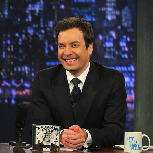 NEW YORK, NY - MARCH 11: Justin Timberlake and Jimmy Fallon during a taping of "Late Night With Jimmy Fallon" at Rockefeller Center on March 11, 2013 in New York City. (Photo by Theo Wargo/Getty Images)