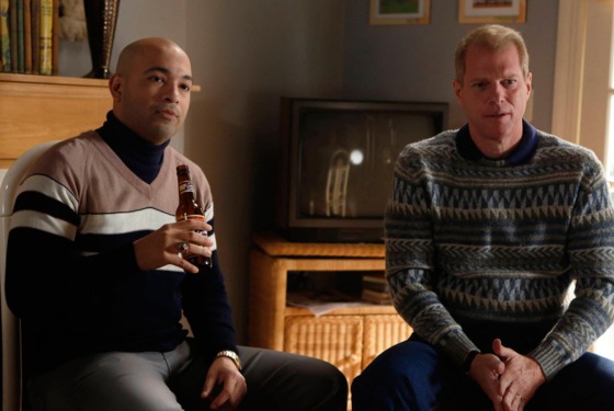 THE AMERICANS -- Safe House -- Episode 9 (Airs Wednesday, April 3, 10:00 pm e/p) -- Pictured: (L-R) Maximiliano Hernandez as FBI Agent Chris Amador, Noah Emmerich as FBI Agent Stan Beeman . THE AMERICANS -- Safe House -- Episode 9 (Airs Wednesday, April 3, 10:00 pm e/p) -- Pictured: (L-R) Maximiliano Hernandez as FBI Agent Chris Amador, Noah Emmerich as FBI Agent Stan Beeman .