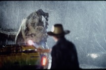 Scene from 1993 motion picture Jurassic Park